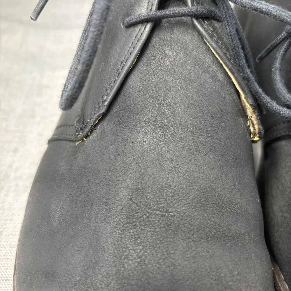 FRYE Phillip Chukka Boots‎ Black Leather Lace Up Business Shoes Men's Size 11